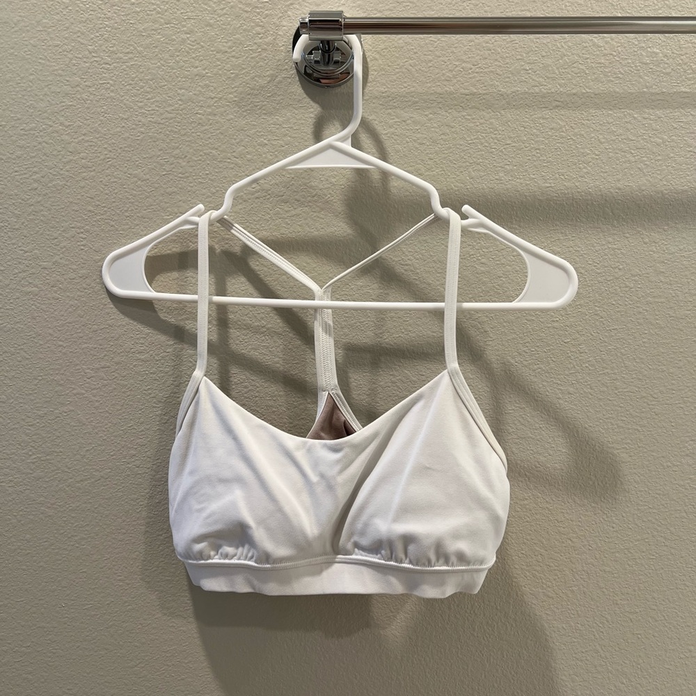 Lululemon flow y sports bra- white